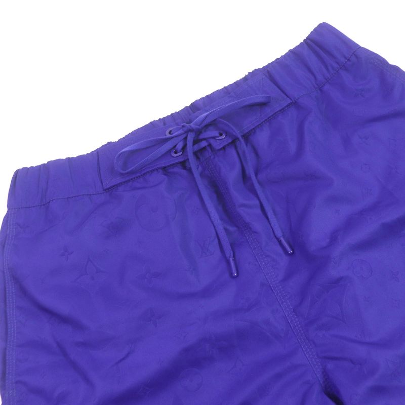Louis Vuitton 22AW 1a5d5u 3D Pocket Monogram Boardshorts Swim Shorts Navy M
