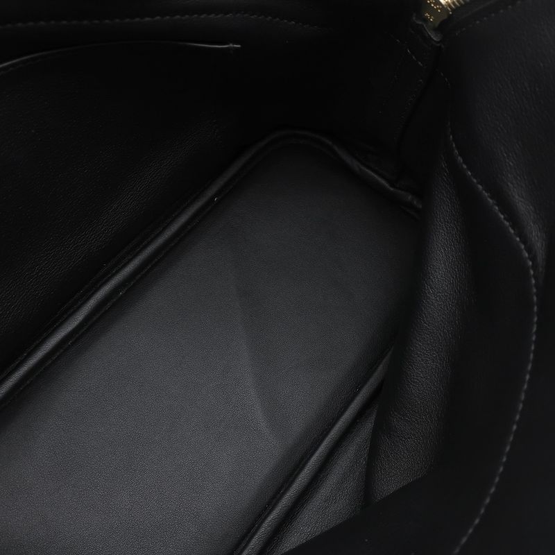 Hermes 2way Bag Bolide 31 Taurillon Clemence Black Gold Hardware Black Handbag
