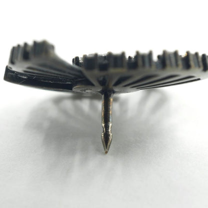 Saint Laurent Pin Brooch Rhinestone Approx 2.9g Black Clear Accessories