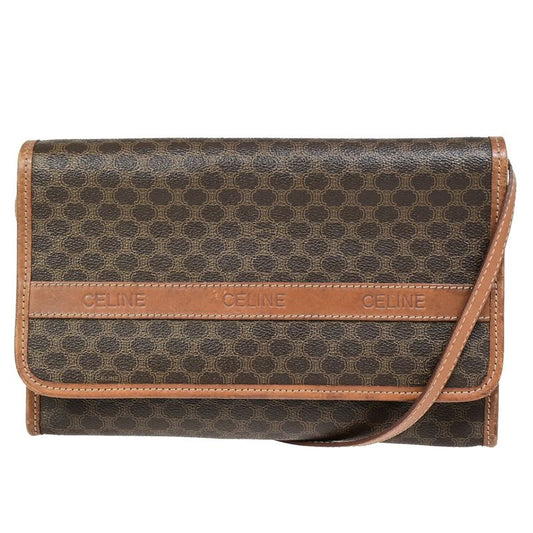 Celine Shoulder Bag Macadam Pattern 2WAY Clutch Bag 62ka754