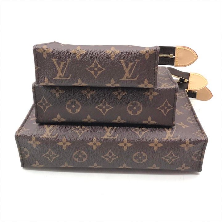 Louis Vuitton Takashi Murakami Collaboration Monogram Trio Poche Toilette Pouch