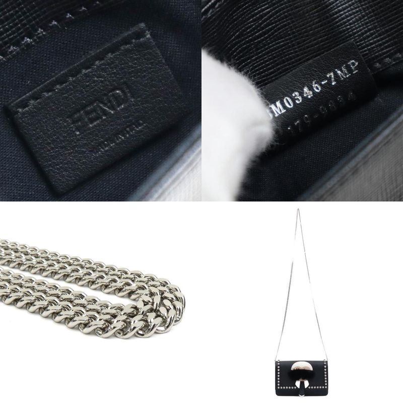 Fendi Crossbody Shoulder Bag Wallet Chain Karl Lagerfeld 8m0346-7mp