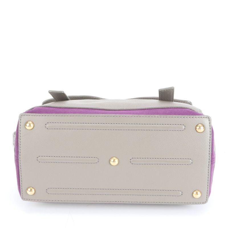 YSL Yves Saint Laurent Muse Toe Leather 2WAY Shoulder Bag Crossbody Hand Gold