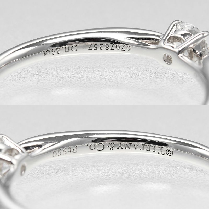 Tiffany & Co Harmony Solitaire 0.23ct Vvs1/f/3ex Pt950platinum × Diamond #14
