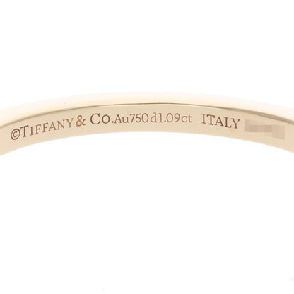 Tiffany & Co Lock Padlock Half Diamond Bangle Men's L
