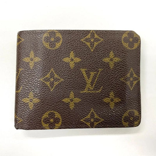 Louis Vuitton Monogram Portefeuille Florin Fold Wallet Pass Case M60026 Brown