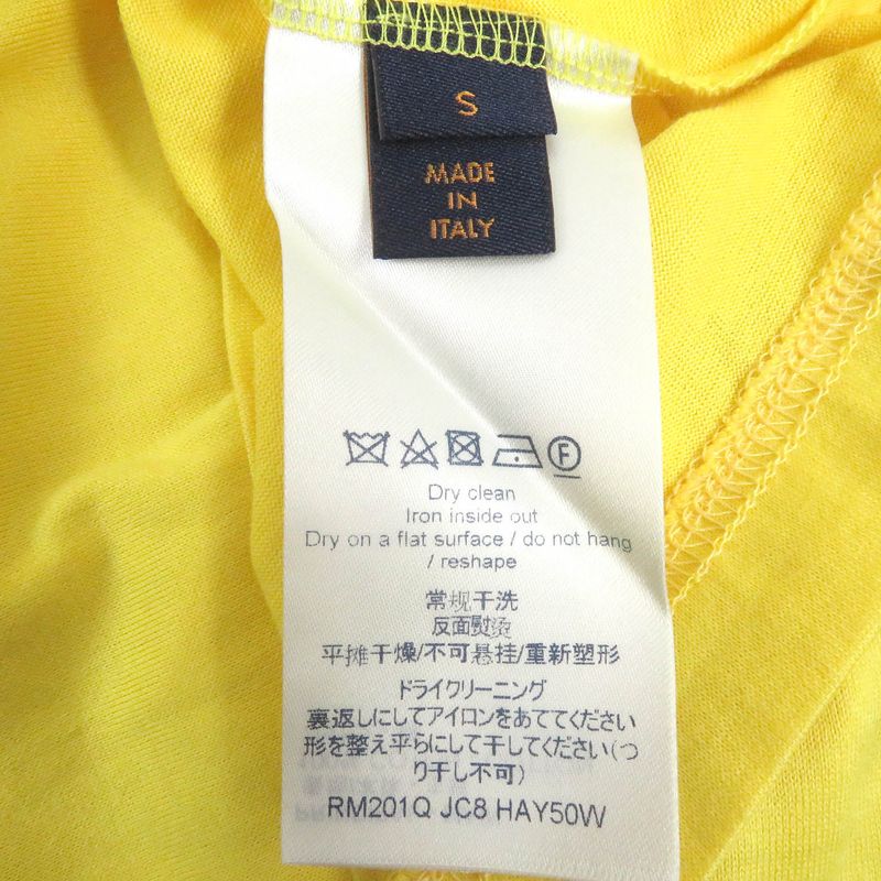 Louis Vuitton 20SS 100% Cotton LV Circle Logo Embroidery Crew Neck Short