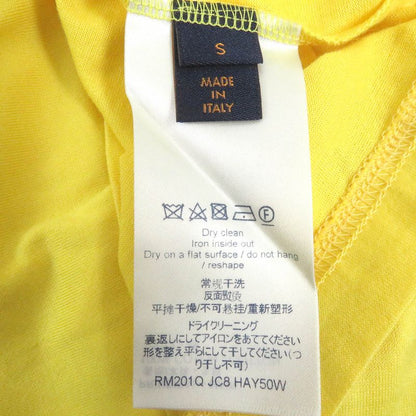 Louis Vuitton 20SS 100% Cotton LV Circle Logo Embroidery Crew Neck Short