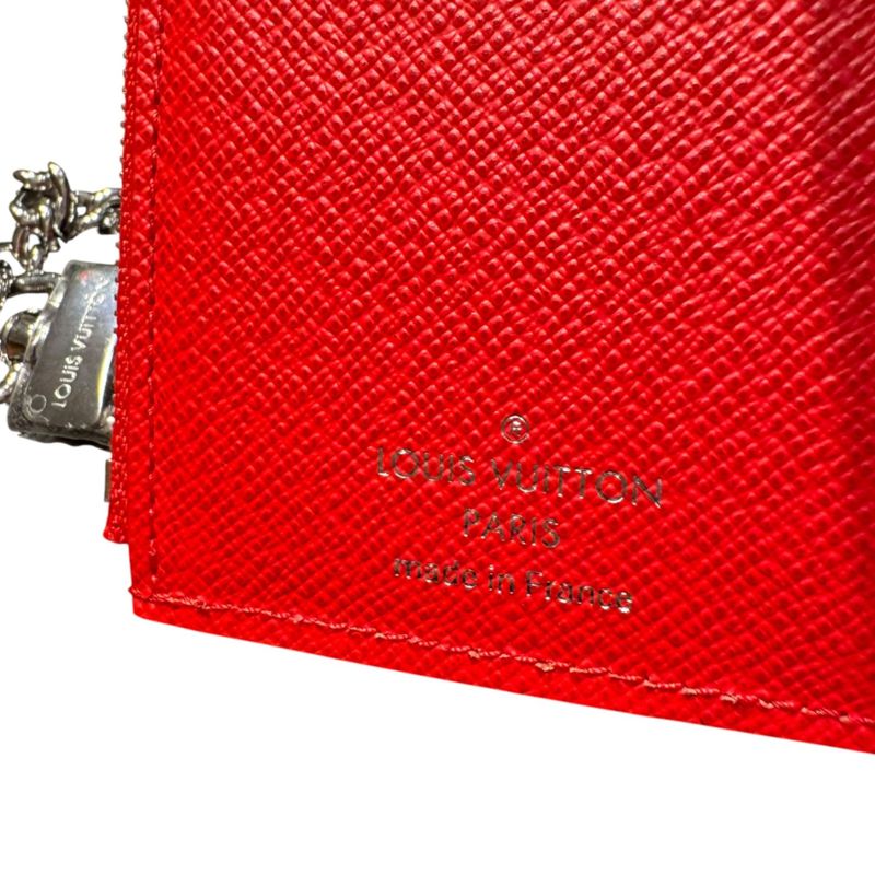Louis Vuitton X Supreme Sn2147 M67755 19091899252410 Epi Chain Wallet Men Red -