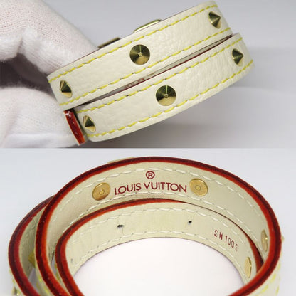 Louis Vuitton Bracelet Suhari Double Tour M91846 Bronze Ivory Gold