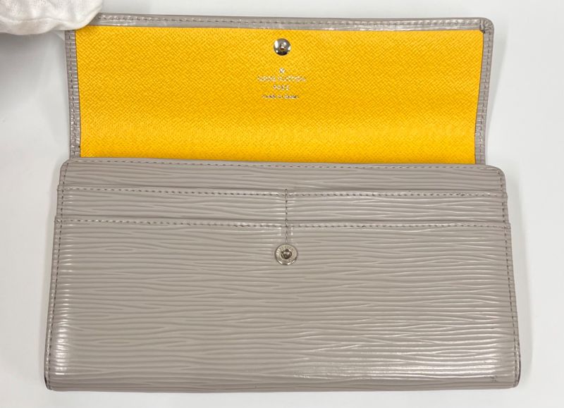 Louis Vuitton Long Wallet Portefeuille-sarah Epi Gray M60318 09bs076