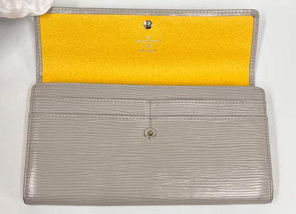 Louis Vuitton Long Wallet Portefeuille-sarah Epi Gray M60318 09bs076