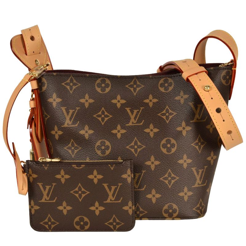 Louis Vuitton ALL IN BB Shoulder Bag Monogram Canvas M12925 Brown Goldhardware
