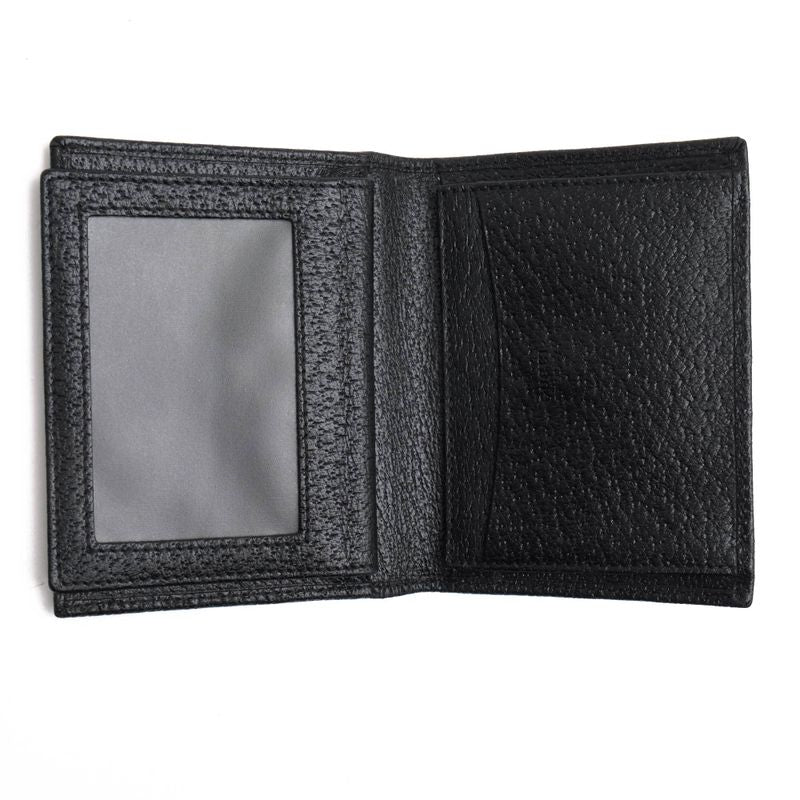 Gucci Card Case Business Card Holder Men's Leather Genuine Black Business Card