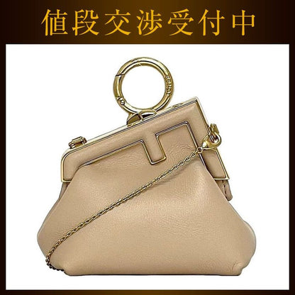 Fendi Charm First Nano Shoulder F22748 Beige