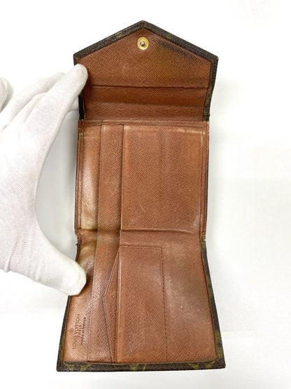 Louis Vuitton Monogram Porte Monet Bier Carte Cles Di Trifold Wallet W Hook