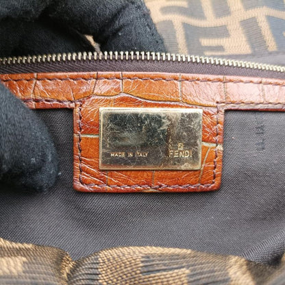 Fendi Zucca Print Brown And Multicolor Canvas 8bh1862373-8bh186-zy4-089