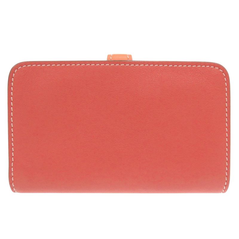 Hermes Dogon Swift Cles Vet □Q Engraved Coin Case Wallet 1175 Hermes