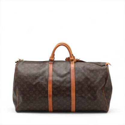 Louis Vuitton Monogram Keepall 60 M41422 Leather Boston Bag Business Travel