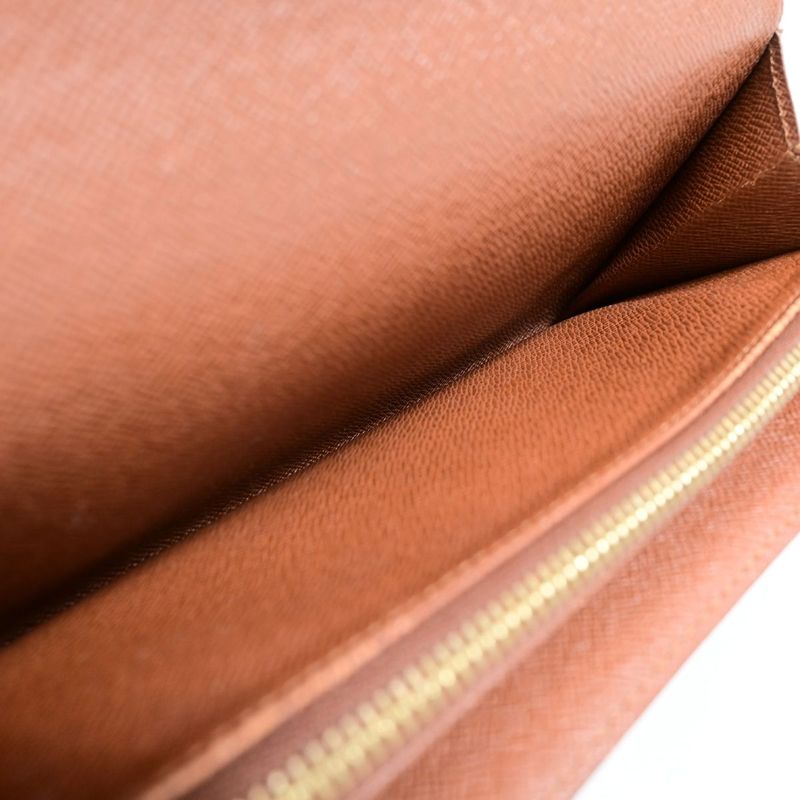 Louis Vuitton Long Wallet Monogram Porte Monet Cles Di 61ec360