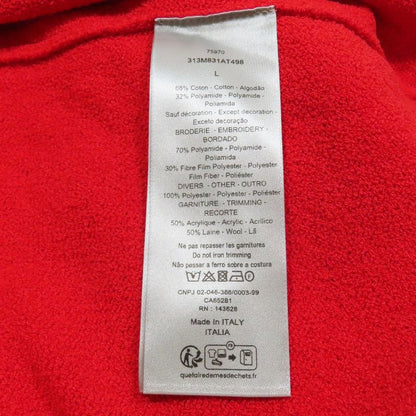 Unused 23ss Dior Rabbit Patch Cotton Knit Polo Shirt Short Sleeve Rabbit