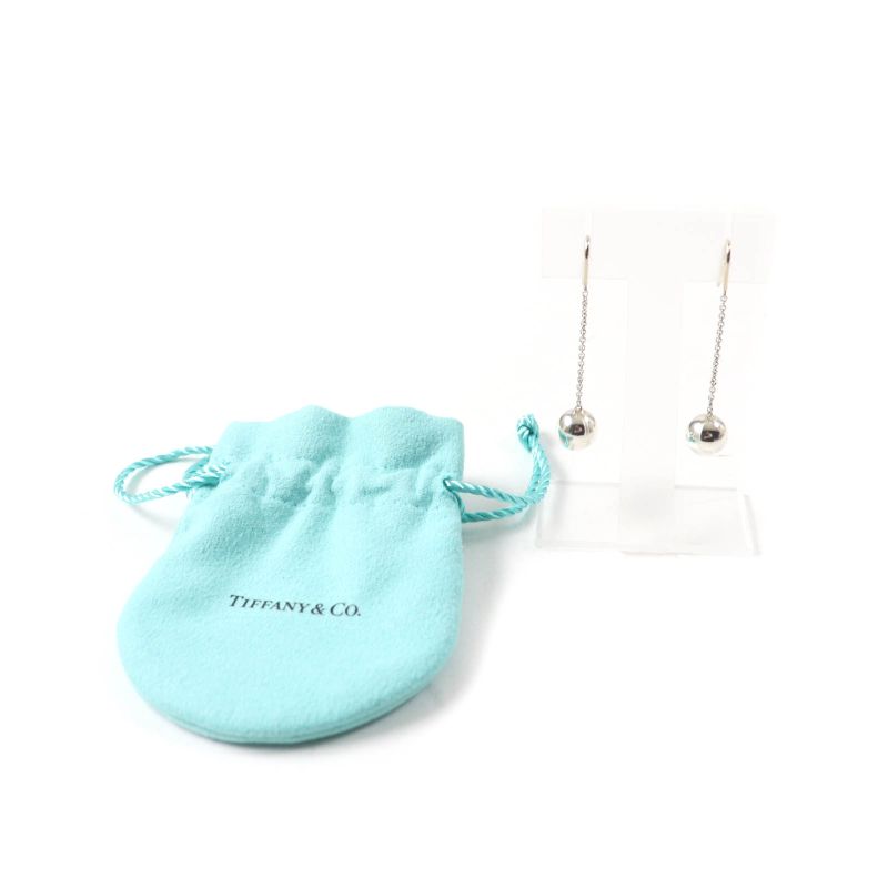 Tiffany & Co Hardware Ball Drop Earrings Accessory Ag925 Silver