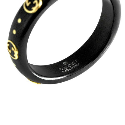 Gucci Ring Icon Black Gold
