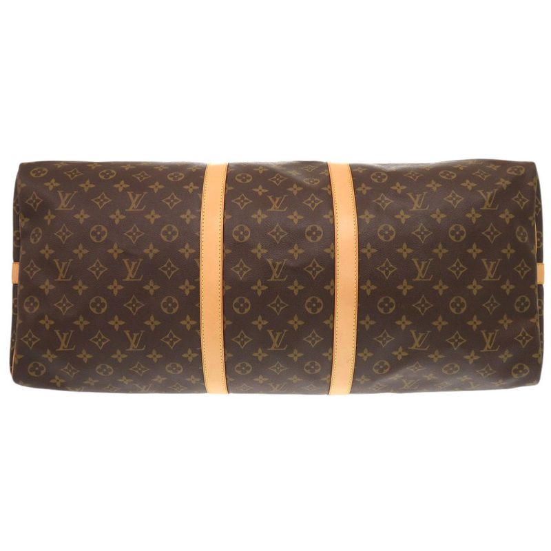 Louis Vuitton Keepall Bandoliere 60 Monogram M41412 Boston Bag LV 1065 Louis