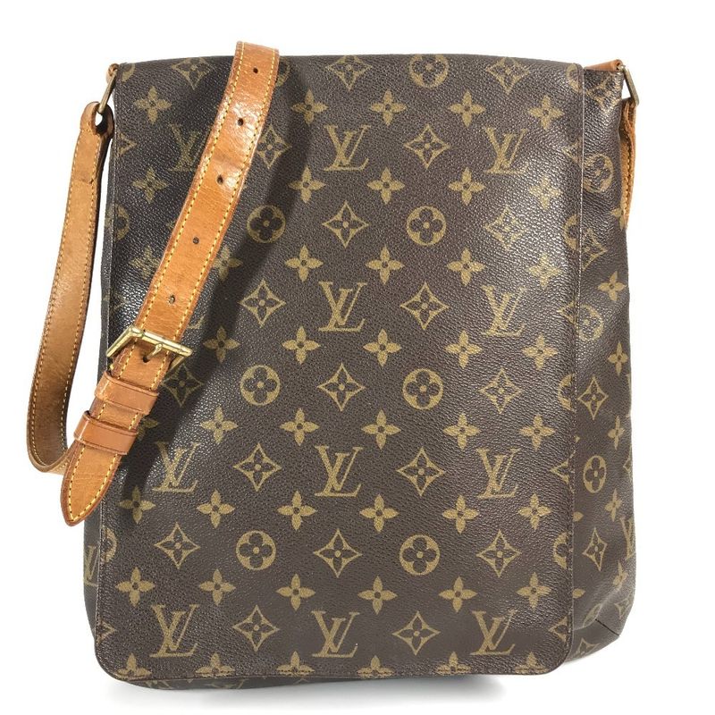 Louis Vuitton Shoulder Bag Musette M51256 Monogram Canvas Brown