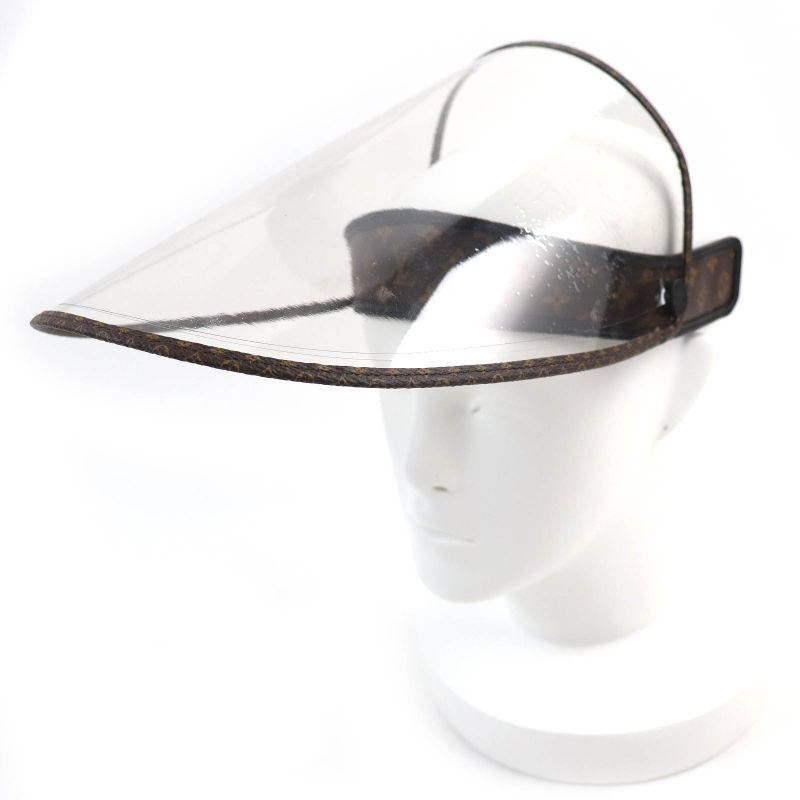 Louis Vuitton M76727 Villers LV Shield Monogram Canvas Sun Visor Face Cabas -