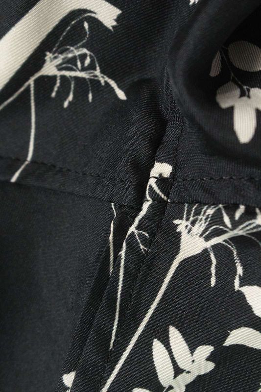 Louis Vuitton 20AW Rm202m XEQ Hjs11w LV Leaf Silk Long Sleeve Shirt Men's S