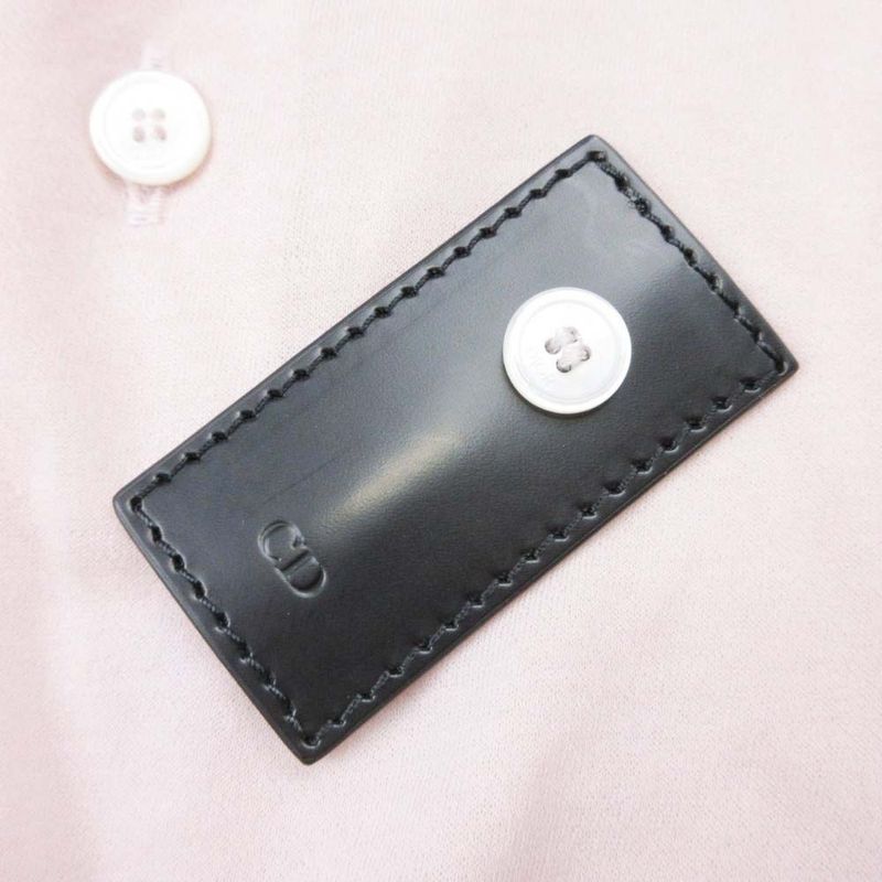 22aw Dior Long Sleeve Polo Shirt Cut and Sewn Tops Cotton Nylon Light Hand Logo