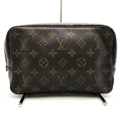 Louis Vuitton Trousse Toilette 23 M47524 Clutch Bag Monogram Canvas Brown Ladies
