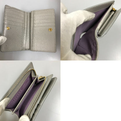Gucci Bifold Wallet Script Zip Around Wallet 772640 Light Gray