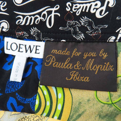 LOEWE S2296340ga Paura Zuibiza Cache Coeur/wrap Dress Multi 36 Made In Italy