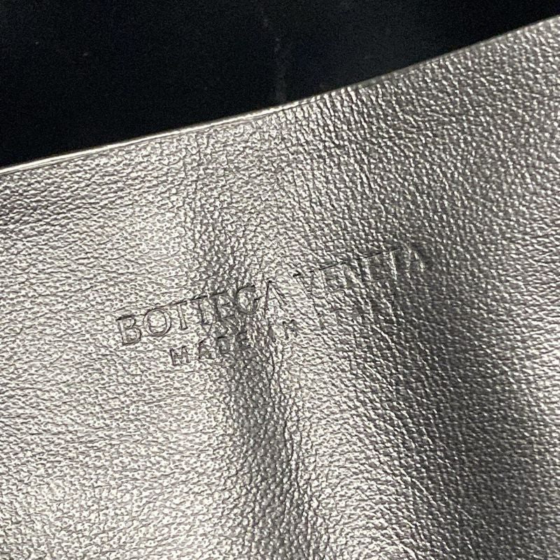 Bottega Veneta Clutch Bag Padetto / Maxi Intrecciato Black Leather