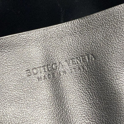 Bottega Veneta Clutch Bag Padetto / Maxi Intrecciato Black Leather