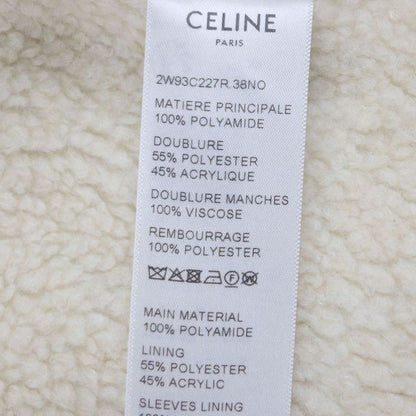 Celine 24AW 2w93c227r Eddie Period Fleece With C Patch Cotton Filled Coach
