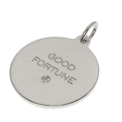 Tiffany & Co Round Plated Diamond Pendant Top SV Ladies