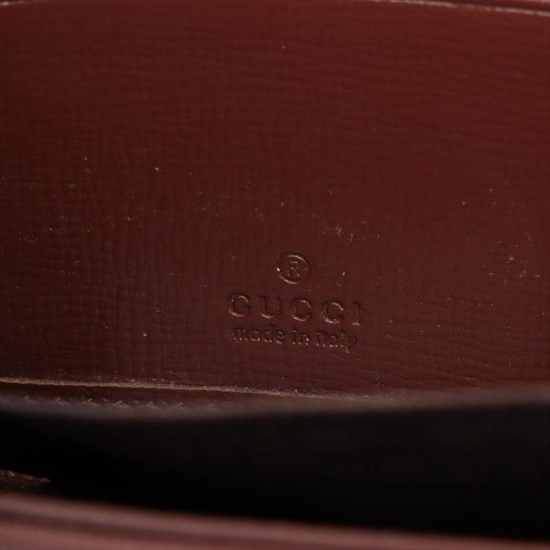 Gucci GG Supreme FAKE NOT PVC × Leather Round Zip Wallet Long Wallet 636169