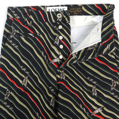 LOEWE X Paulas Ibiza LOEWE X Paulas Ibiza H2282480ib Cotton Cowhide Logo