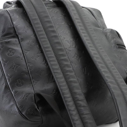 Louis Vuitton Monogram Shadow Discabas Lee Backpack Leather Black M43680 RFID