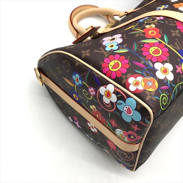 Louis Vuitton Takashi Murakami Monogram Keepall Bandouliere 45 Boston Bag