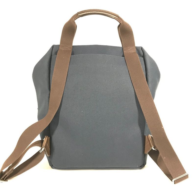 Hermes Backpack Sac Depansage Groom Cotton Navy