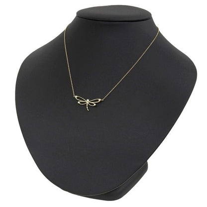 Tiffany & Co Dragonfly Diamond Necklace 18K Yellow Gold 750 Yellow Gold Diamond
