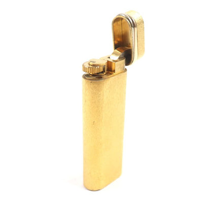 Cartier Trinity Oval All-over Roller Gas Lighter Gold With Case Swiss Made
