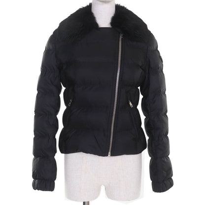 Prada 2020 29y510 With Triangle Logo Plate And Collar Lamb Fur Short Length