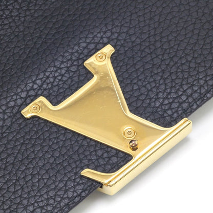 Louis Vuitton Taurillon Portefeuille Capucines Long Wallet M61248 Black