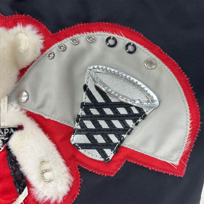 Prada Nylon Tessuto Tote Bear Basket Black