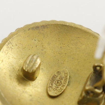 Chanel COCO Logo Vintage Gold Plated 94P Ladies 28.0g Earring